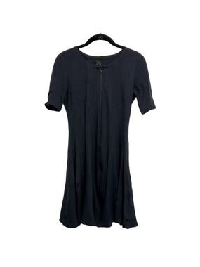 Theory Navy with Black Trim mini dress women’s size 6